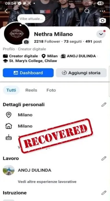 Fabio Digital Solutions - profile Recoverd Portfolio Project