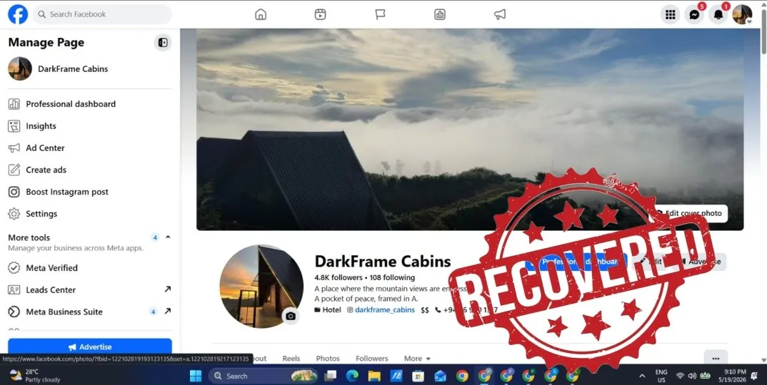 Fabio Digital Solutions - Page Recoverd Portfolio Project